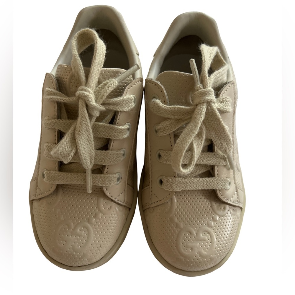 Gucci Kids Cream Sneakers